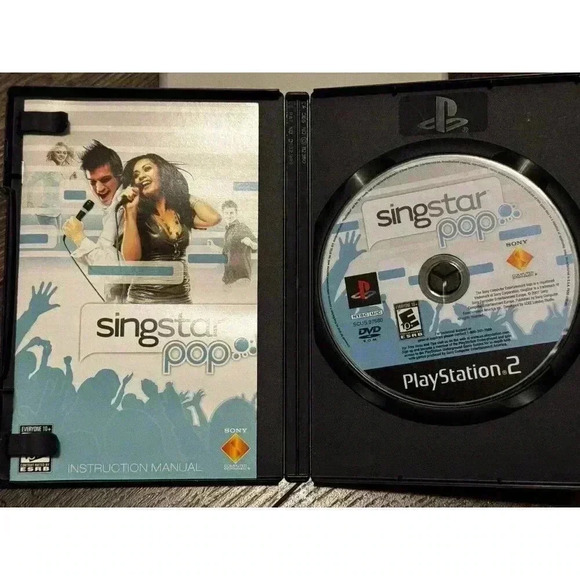 Sony PLAYSTATION 2 PS2 Lot of 3 GAMES 2 Singstar (POP + Amped) and 1 Boogie - Picture 10 of 13